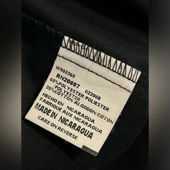 Dickies Men's Black Short Sleeve Shirt Size XL - Picture 5 of 6